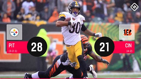 steeler box score|bengals vs steelers score today.